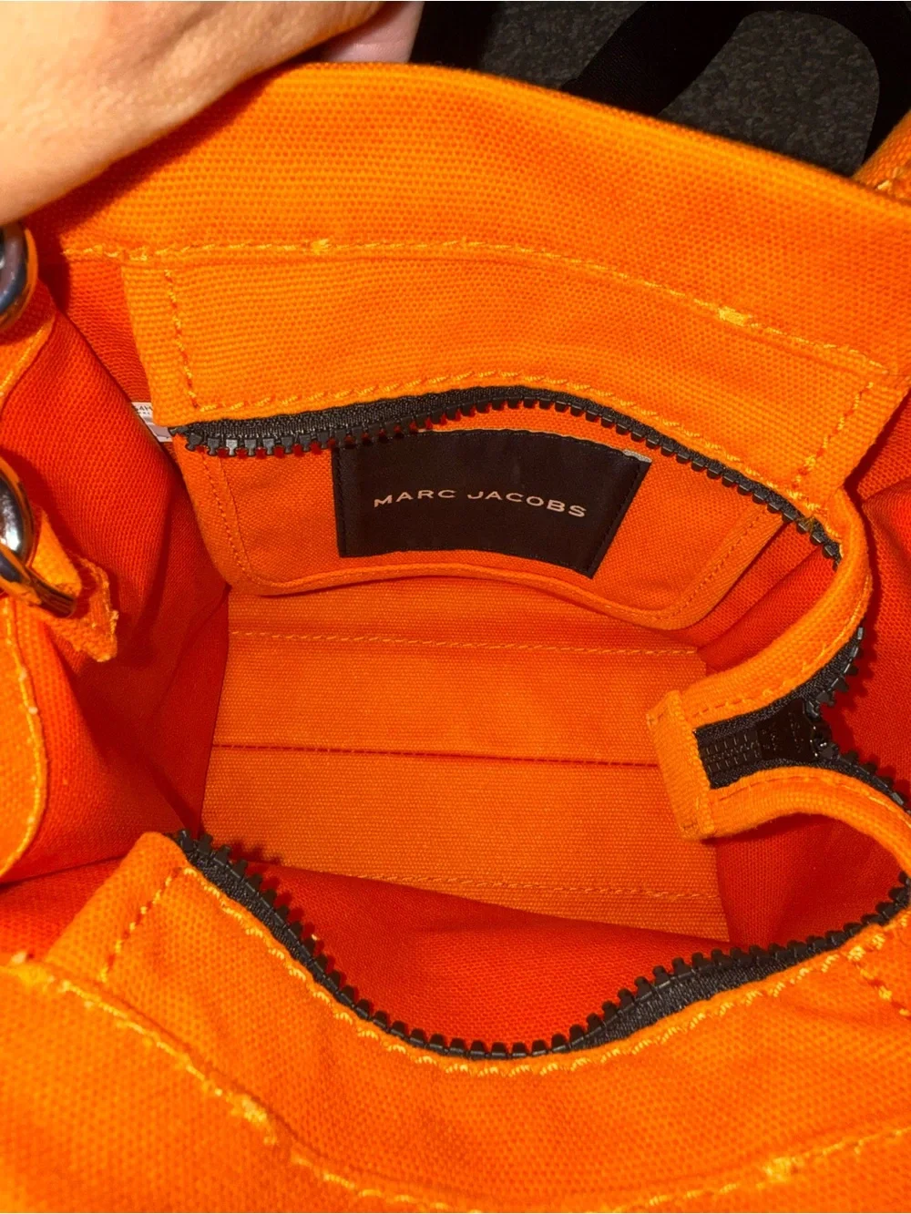 Marc Jacobs Mini Tote Bag - Orange Canvas Crossbody